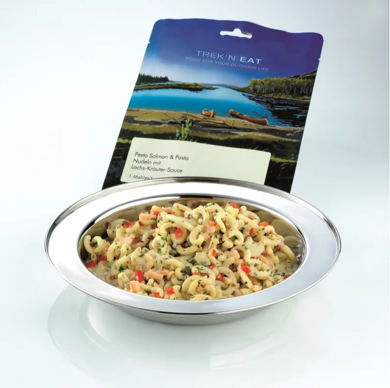 Trek N Eat Salmon Pesto Pasta